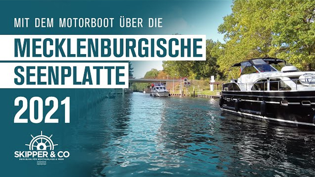Urlaub mit dem Motorboot an der Mecklenburgischen Seenplatte - Boot "Holly"