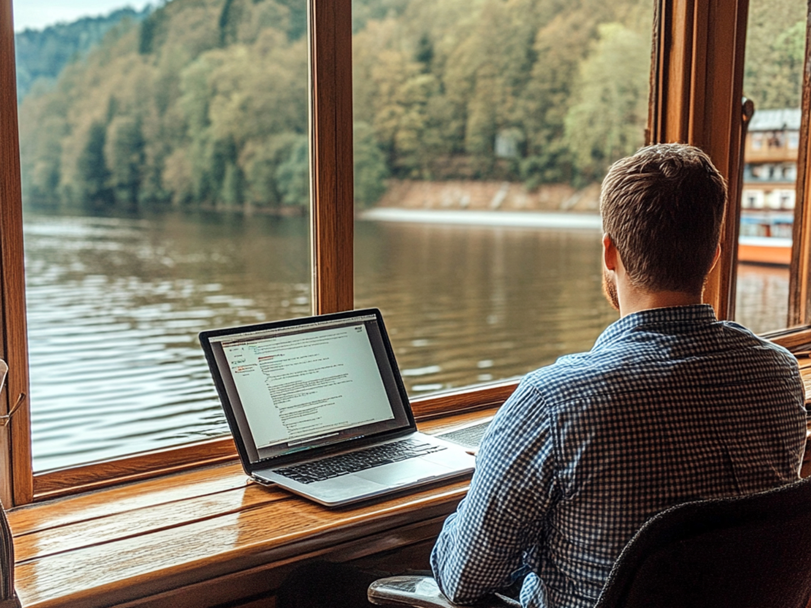 Online arbeiten und Meetings auf dem Wasser: Das Hausboot als Home-Office