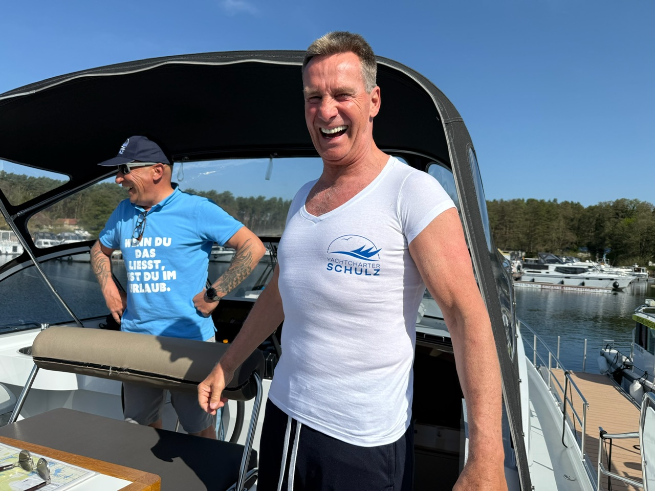 Jürgen Milski zu Gast bei Yachtcharter Schulz