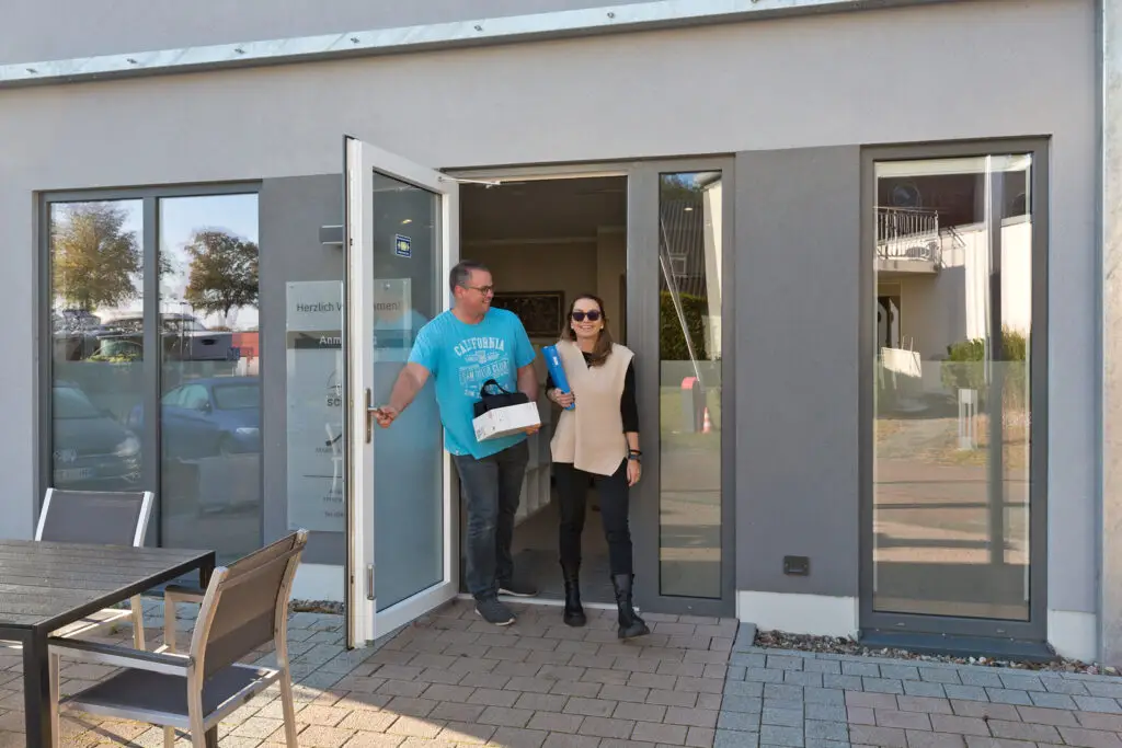 Anmeldung und Check-In