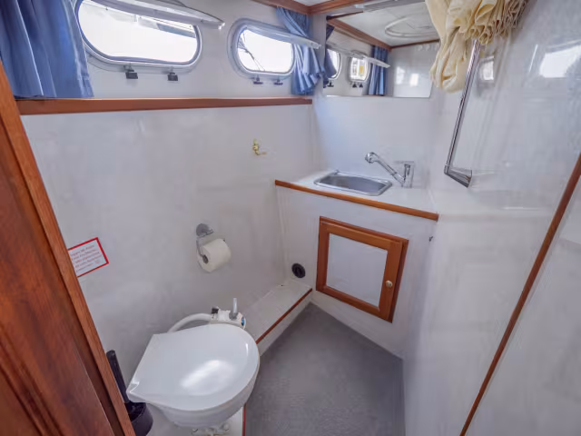 Schlafkabine Heck (hinten)