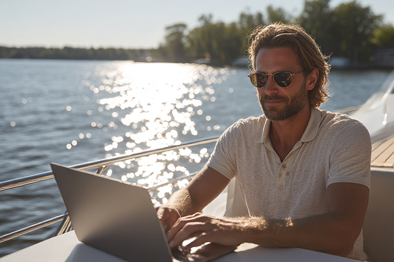 Die besten Routen für eine produktive Workation auf deutschen Gewässern