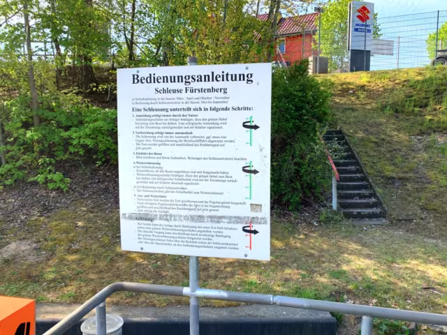 Schleusenbedienung Fürstenberg